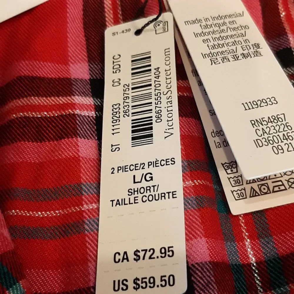 Victoria's Secret Pajama Top with Hair Tie